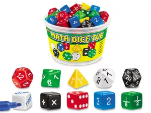 Math Dice Tub