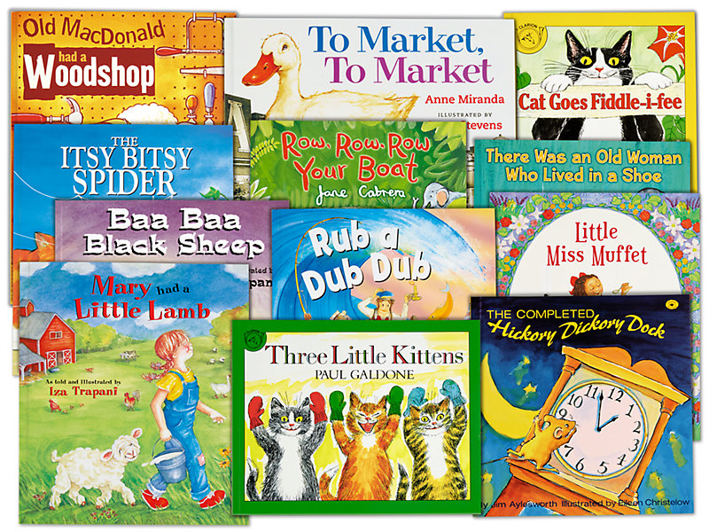 Branded Nursery Rhymes Board Book Library
