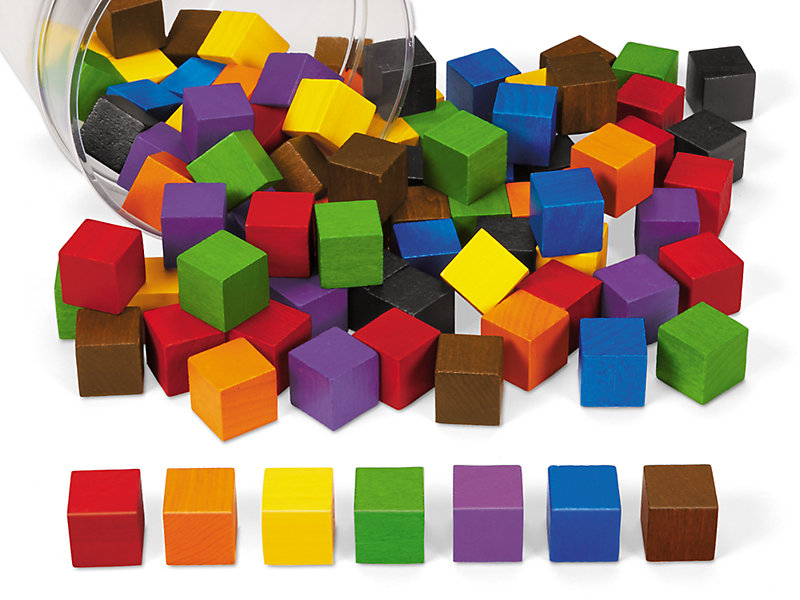 semáforo Pelágico inteligencia 1" Color Cubes at Lakeshore Learning