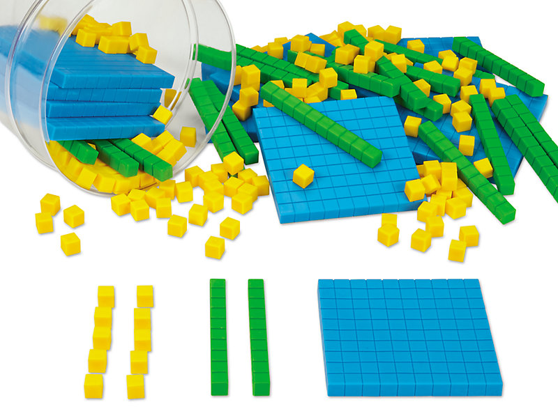 Rods,... Base 10 Units Details about   hand2mind Green Foam Base Ten Blocks for Kids Ages 8-11