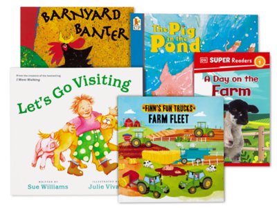 Lakeshore Board Book Theme Libraries - Complete Set