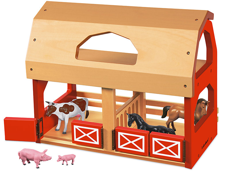 Lakes Barn At Learning, Toy Barn With Farm Animals
