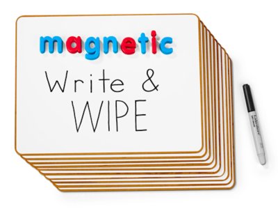 Write & Wipe Lapboard Set of 10 at Lakeshore Learning