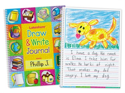 Learning Resources Make a Story Writing Journal, 7 x 9 Inches, 32 Pages,  Set of 10 