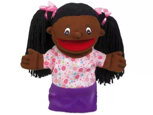Let’s Talk! African American Girl Puppet