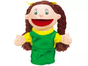 Let’s Talk! Caucasian Girl Puppet