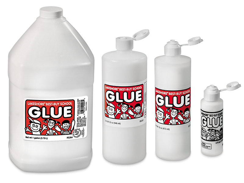 Elmer's Liquid School Glue, Washable, 1 Gallon, 1 Count - 1-Count, White  781624971098