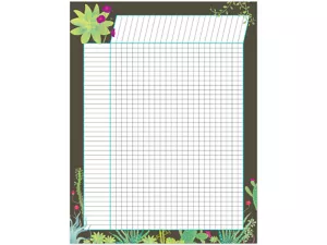 Petals&nbsp;& Prickles Chocolate Incentive Chart