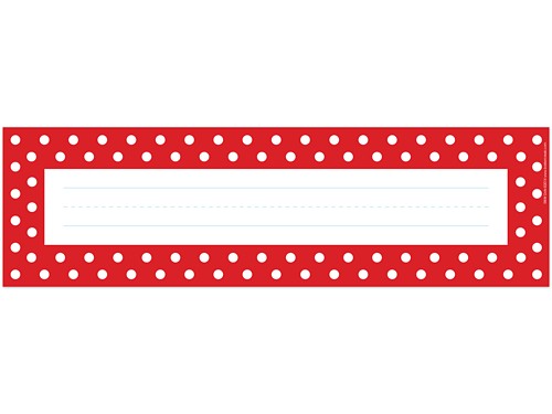 red and white polka dot border clip art