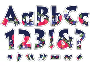 Petals&nbsp;& Prickles Floral 4" Punch-Out Letters