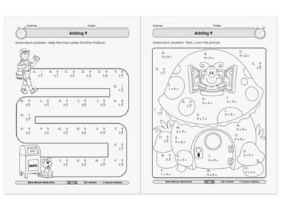 Addition & Subtraction Minute Math Drills Workbook at Lakeshore Learning