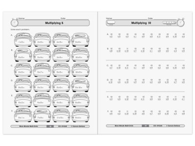 Multiplication & Division Minute Math Drills Workbook at Lakeshore