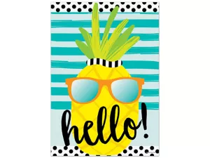 Simply Stylish Tropical Hello! Poster