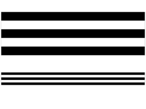 Industrial Chic Striped Border