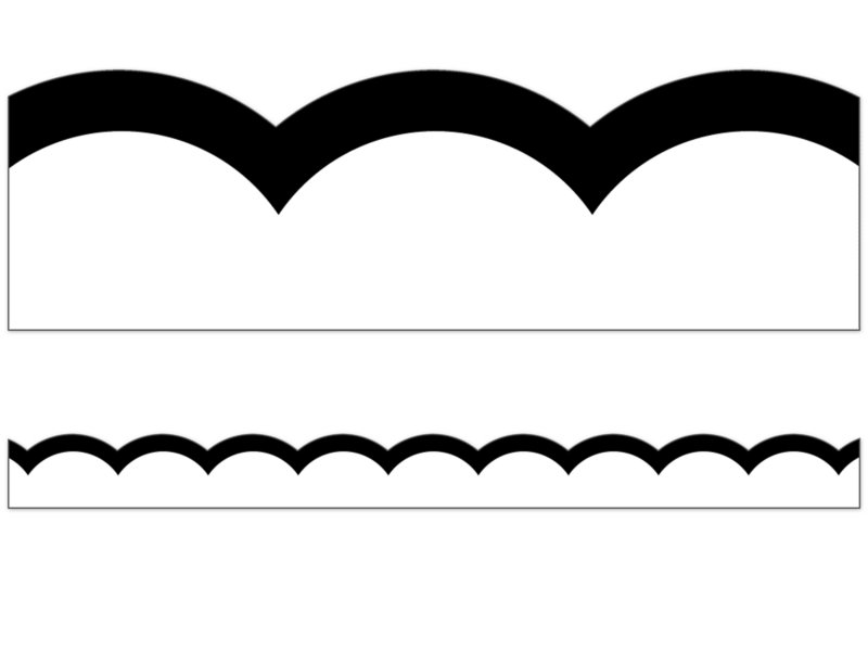 Simply Stylish Scalloped Border at Lakeshore Learning