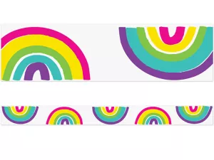 Kind Vibes Rainbow Border