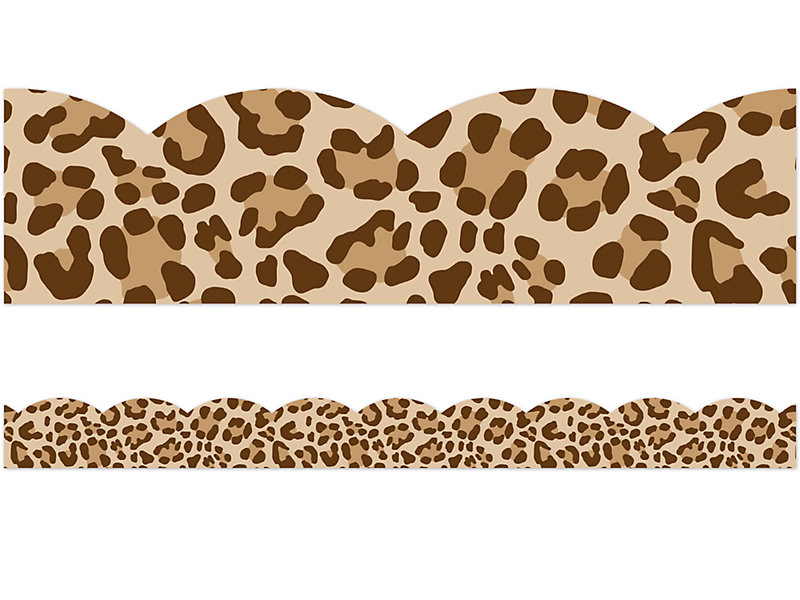 Simply Safari Leopard Scallop Bordr