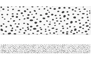 We Belong Black Dot Border