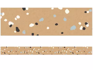 We Belong Speckled Kraft Paper Border
