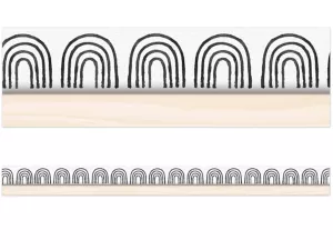 Creatively Inspired Black&nbsp;& White Rainbow Border
