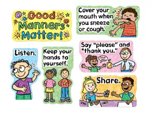 Good Manners Matter! Bulletin Board Set
