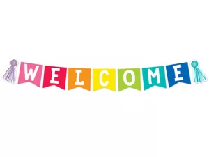 Hello Sunshine Welcome Pennant Bulletin Board Set