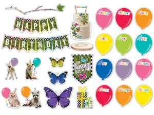 Woodland Whimsy Birthday Bulletin Board Set