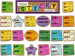 Homophones Bulletin Board Set