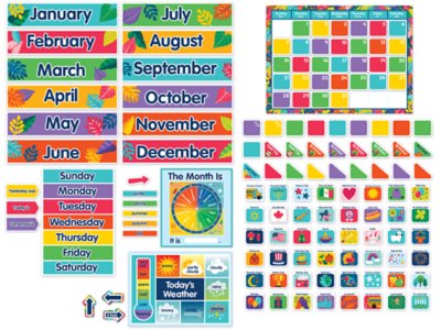One World Calendar Bulletin Board Set