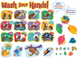 One World Handwashing Bulletin Board Set
