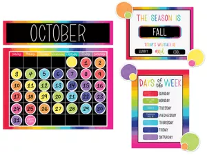 Light Bulb Moments Calendar Bulletin Board Set