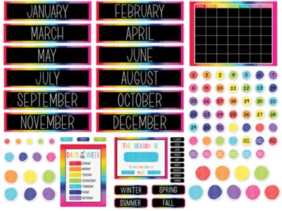Light Bulb Moments Calendar Bulletin Board Set