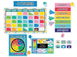 Happy Place Calendar Bulletin Board Set