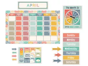 We Belong Calendar Bulletin Board Set