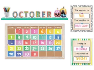 Creatively Inspired Calendar Bulletin Board Set