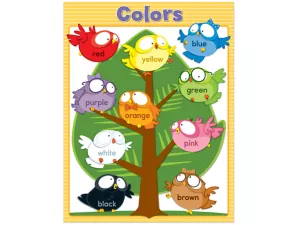 Owl Pals Color Learning Poster