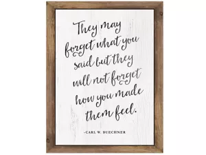 Industrial Chic They Will Not Forget How You Made Them Feel Poster