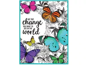 Woodland Whimsy Be the Change… Poster