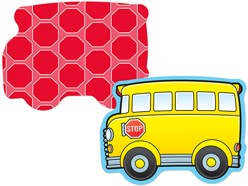School Bus Double Sided Mini Accents At Lakeshore Learning