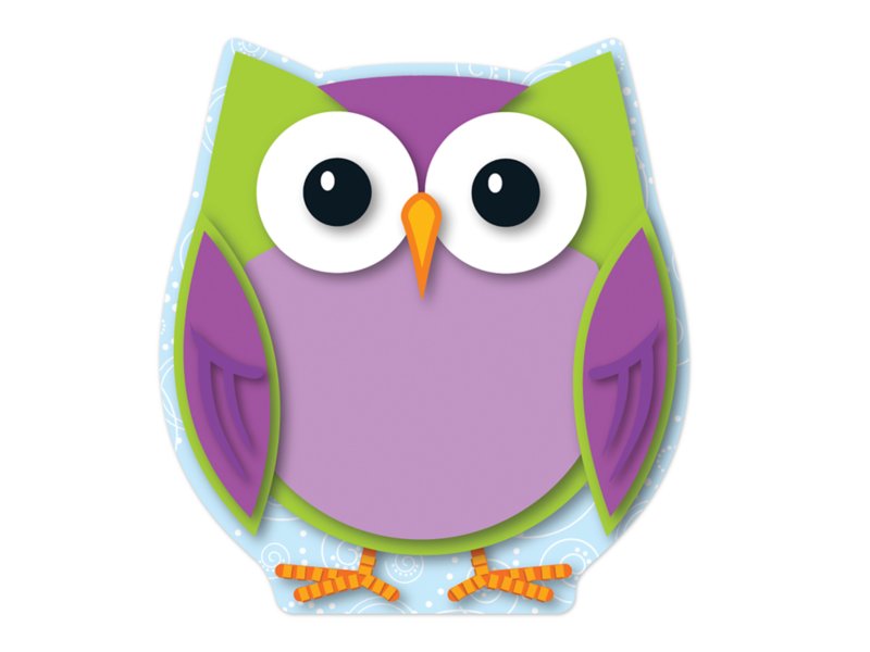 Colorful Owl Double Sided Mini Accents At Lakeshore Learning