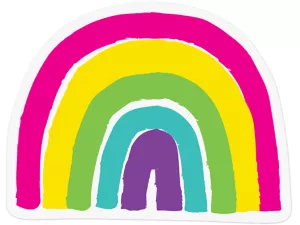 Kind Vibes Rainbow Accents