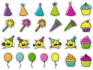 Kind Vibes Birthday Accents