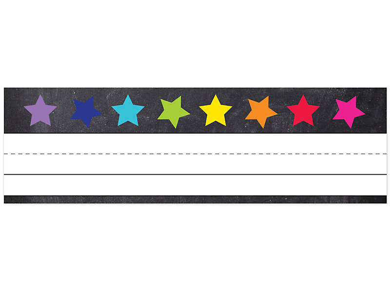 CD  122039 Colorful Stars Nameplates Classroom Labels Teaching Supplies 