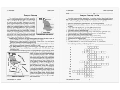 U.S. History Maps Workbook