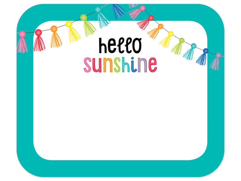 Hello Sunshine Name s At Lakeshore Learning