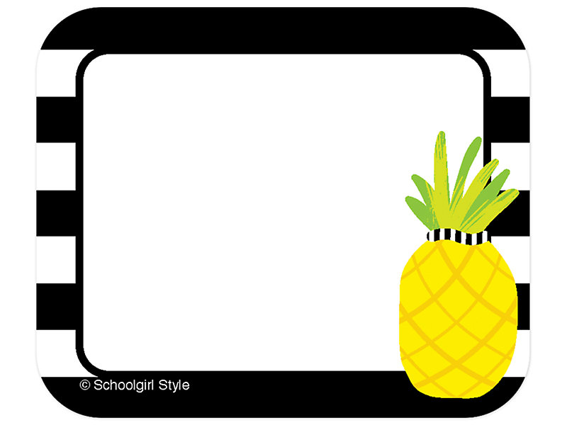 Simply Stylish Tropical Pineapple Name s At Lakeshore Learning