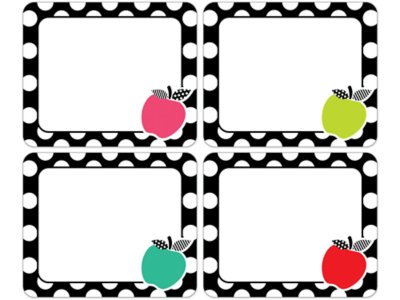 Black White Stylish Brights Name s Variety Pack At Lakeshore Learning