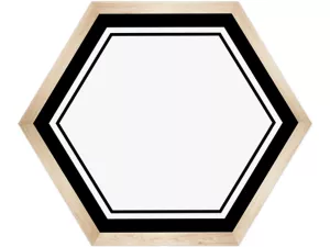 Simply Boho Hexagon Name Tags