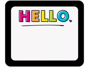 Kind Vibes Name Tags