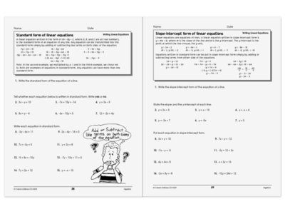 Algebra Success Workbook